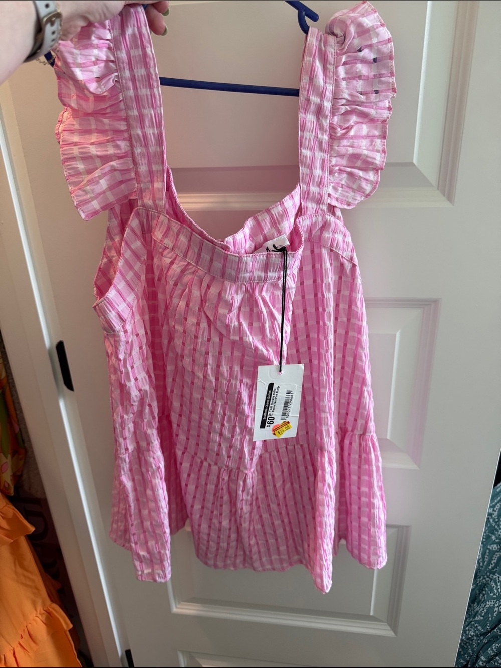 Pink top